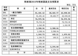 財政部公布2010年部門預算附表 財政資金項目預算績效評價服務的解析